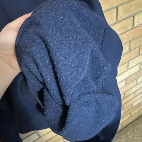 Vintage 90s Nike Swoosh Navy Blue Sweatshirt Crewneck Pullover Size Large - Picture 4 of 5